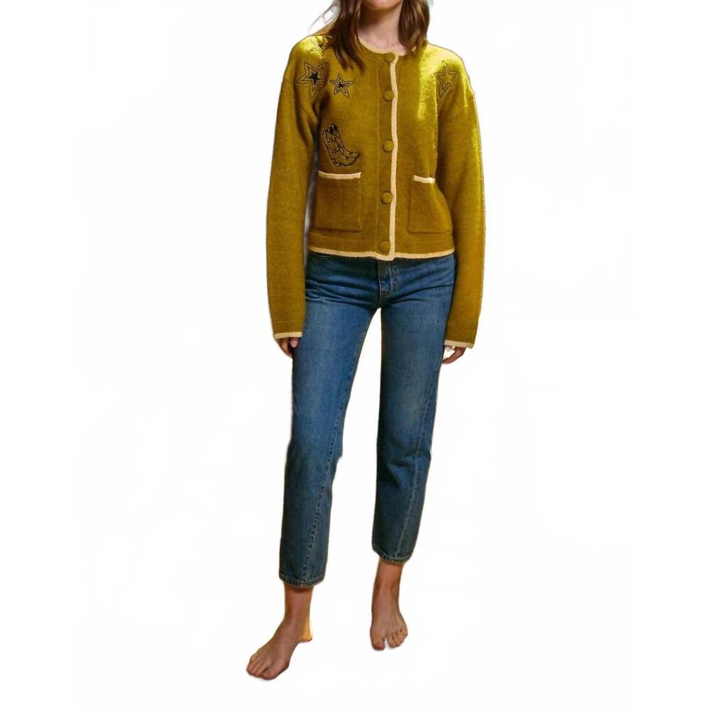 NEW RAISONNEL armelia crewneck sweater in olive